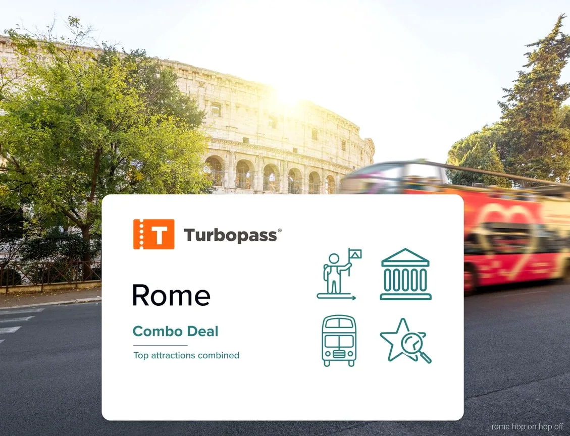 Rome hop-on hop-off bus, Vatican and Colosseum pass entry to the Vatican Museums