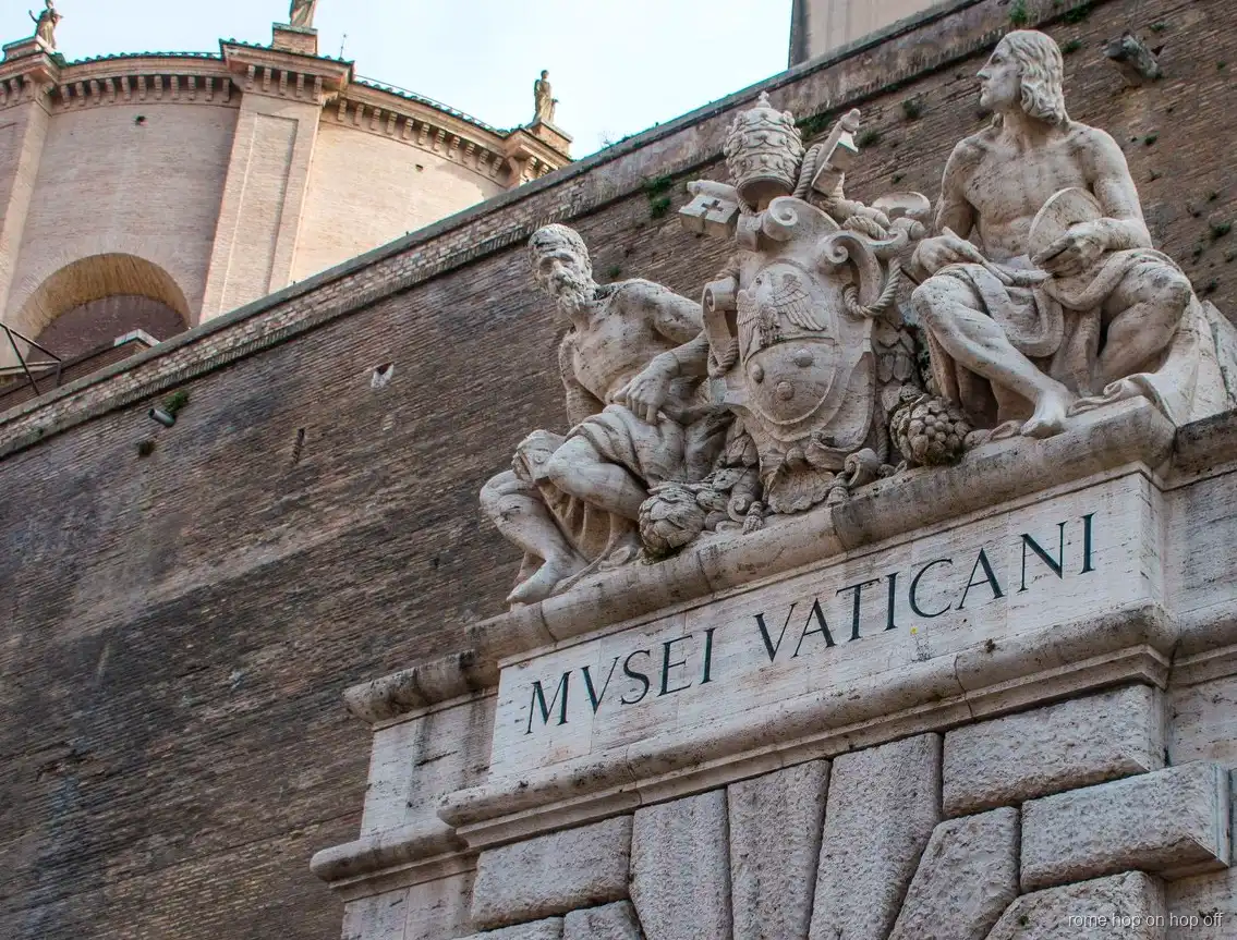 Rome hop-on hop-off bus stop included with the Vatican and Colosseum pass